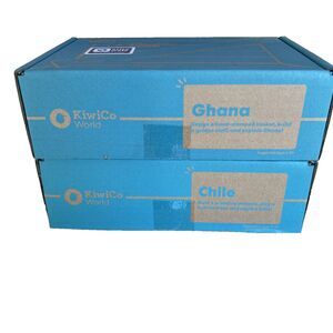 Kiwi Co World Atlas Crate LOT of 2  CHILE & GHANA Geography & Culture 6-12yr NEW